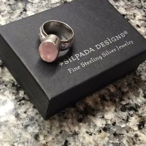 Silpada Rose Quartz Ring